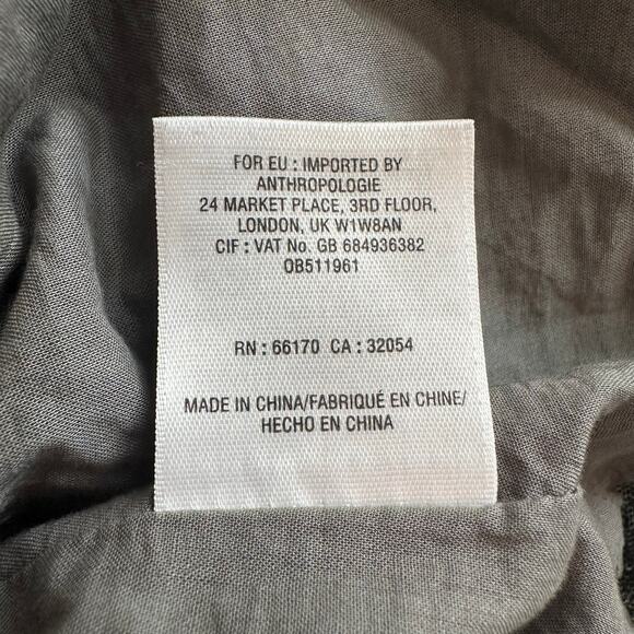 Meadow Rue Anthropologie gray sleeveless textured tank top size M - Picture 11 of 14